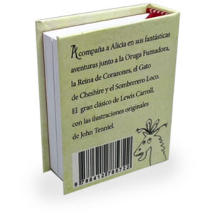 Contraportada Minilibro Alicia en el país de las maravillas